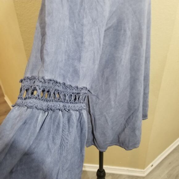 SPENSE‎ bell sleeve blouse sz large - Picture 5 of 13